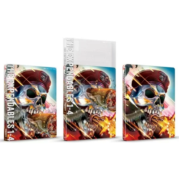 Expendables 1-4 Collection Lionsgate Exclusive Steelbook 4K UHD
