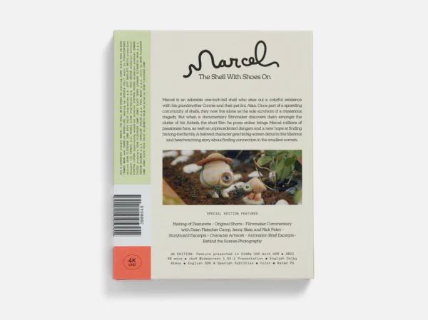 Marcel the Shell with Shoes On A24 4K UHD Blu Ray