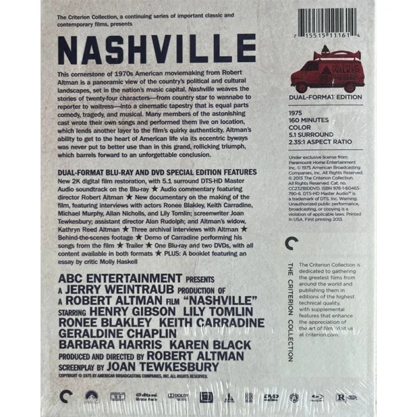 Nashville Criterion Collection out of print digipak Blu-ray UK