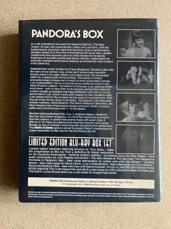 Pandora's Box Eureka 4K UHD Blu-ray