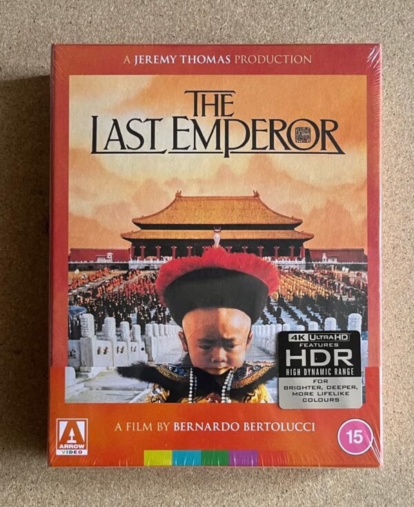 The Last Emperor Arrow Video 4K UHD Blu-ray