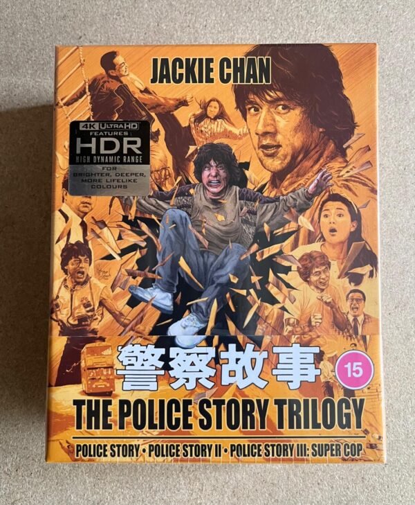 The Police Story Trilogy Eureka Boxset 4K UHD blu-ray
