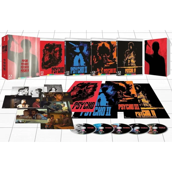 The Psycho Collection Arrow Video 4K UHD Blu-ray boxset