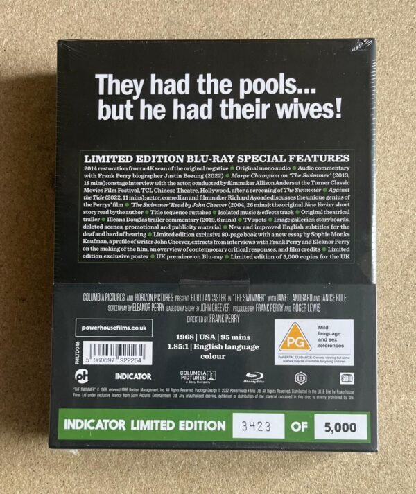 The Swimmer Indicator Blu-ray UK