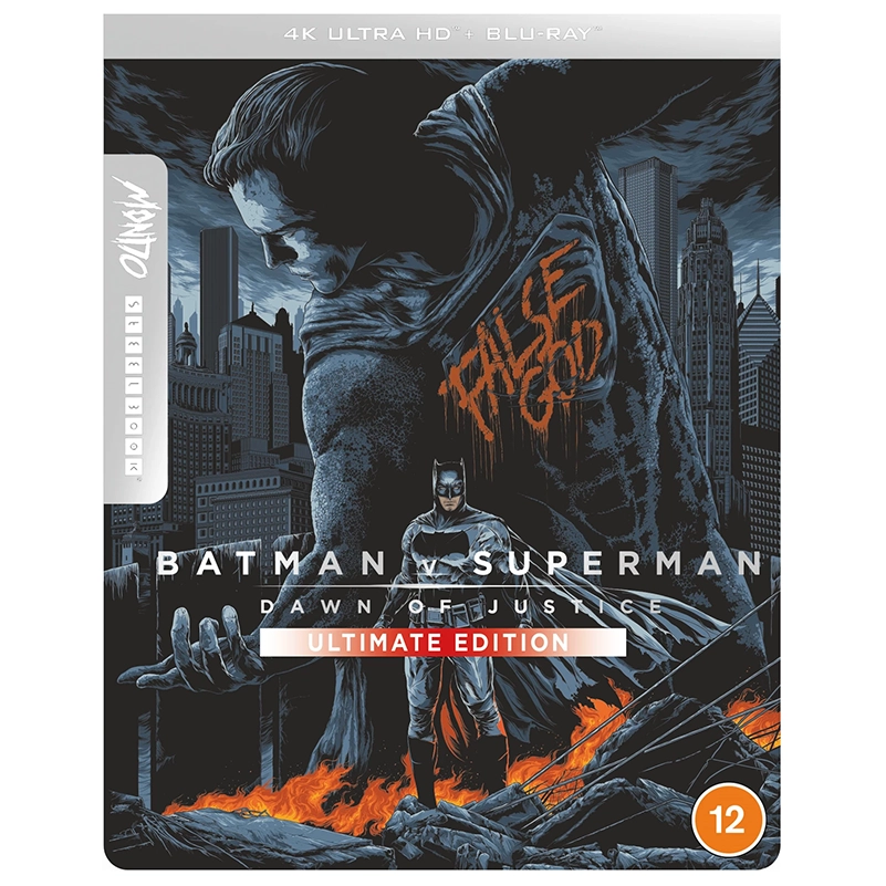 Batman V Superman - Dawn of Justice: Ultimate Edition (hmv Exclusive) Mondo Steelbook 4K UHD blu-ray