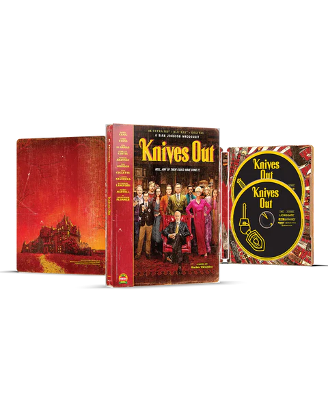 Knives Out Steelbook 4K UHD blu-ray