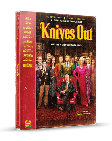 Knives Out Steelbook 4K UHD blu-ray